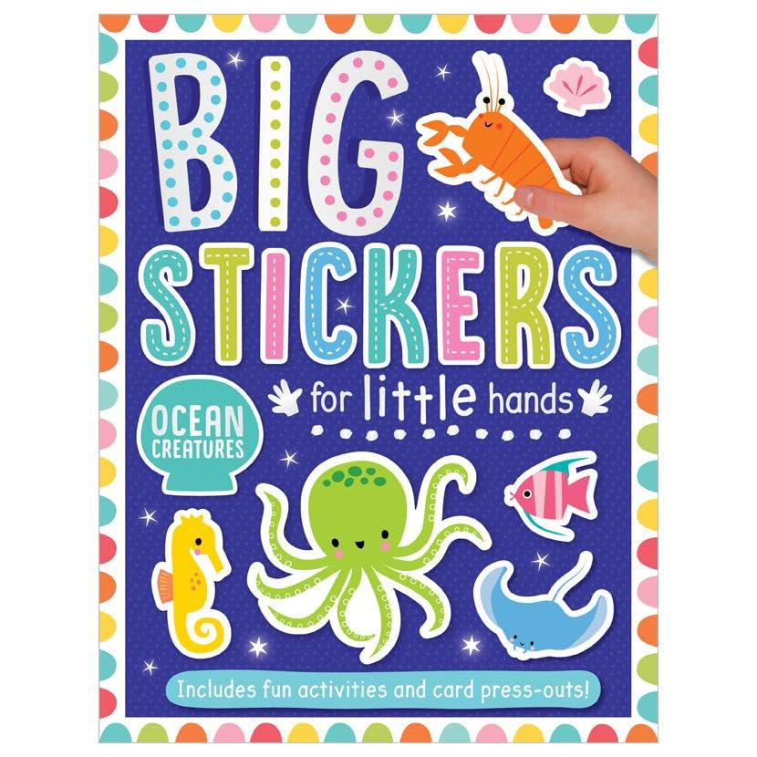 Big Stickers for Little Hands Ocean Creatures - Retail Maharaj