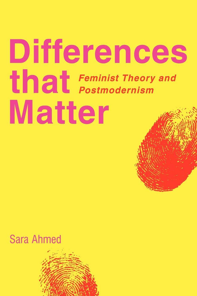 Differences that Matter: Feminist Theory and Postmodernism - Retail Maharaj