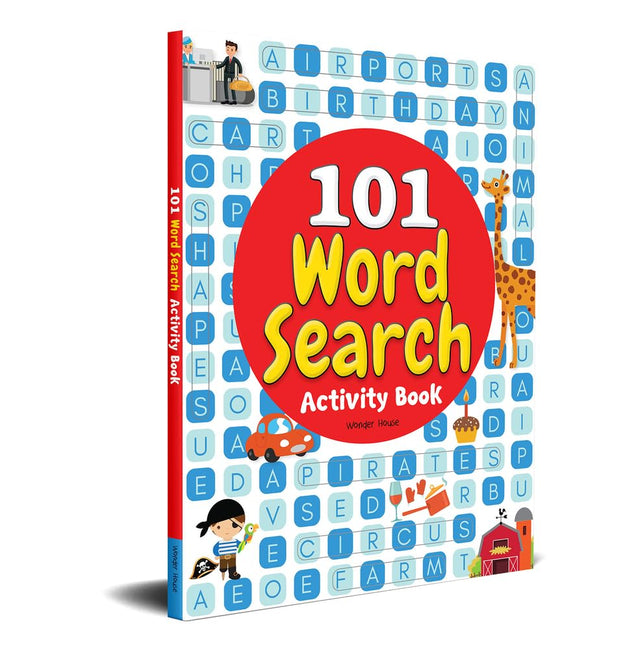 101 Word Search Activity Book: Large Grid Word Search Puzzles for Kids With Attractive Illustrations I Ages 3-6 I Vocabulary building I Learn new Words I Motor Skills improvement I 4 Hours of fun - Retail Maharaj