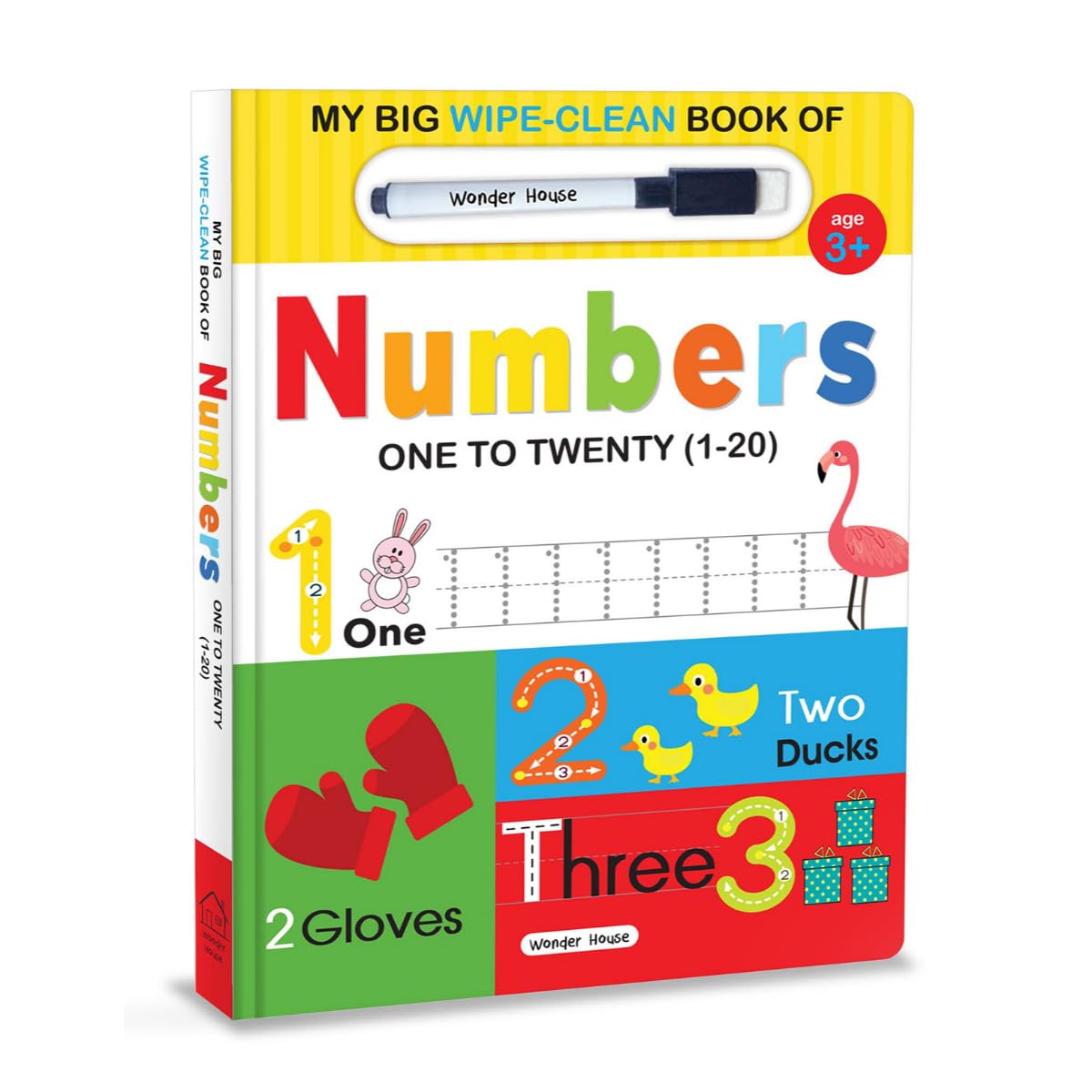 My Big Wipe And Clean Book of Numbers for Kids : 1 to 20 - Retail Maharaj