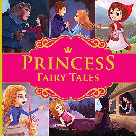 Princess Fairy Tales: Ten Traditional Fairy Tales For Children (Abridged and Retold With Large Font For Easy Reading) 8 Inches X 8 Inches - Hardback - Retail Maharaj