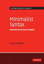 Minimalist Syntax: Exploring the Structure of English (Cambridge Textbooks in Linguistics) - Retail Maharaj