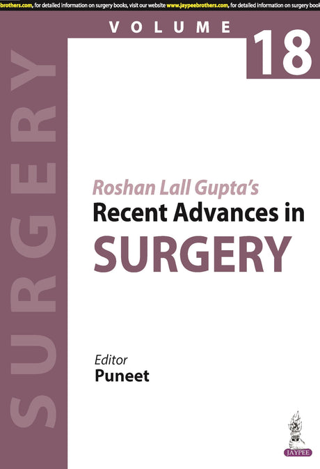 Roshan Lall Gupta’s Recent Advances in Surgery (Volume 18) - Retail Maharaj