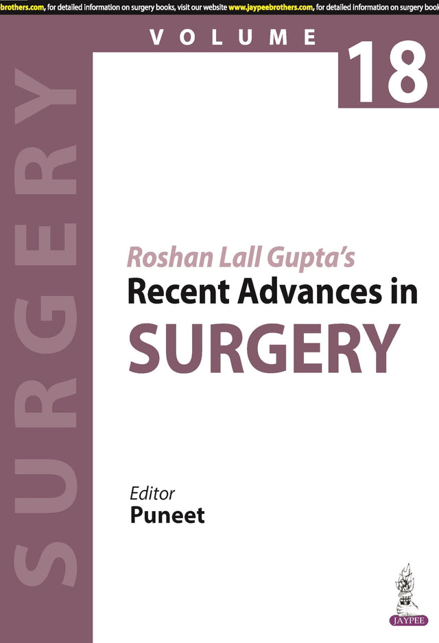Roshan Lall Gupta’s Recent Advances in Surgery (Volume 18) - Retail Maharaj