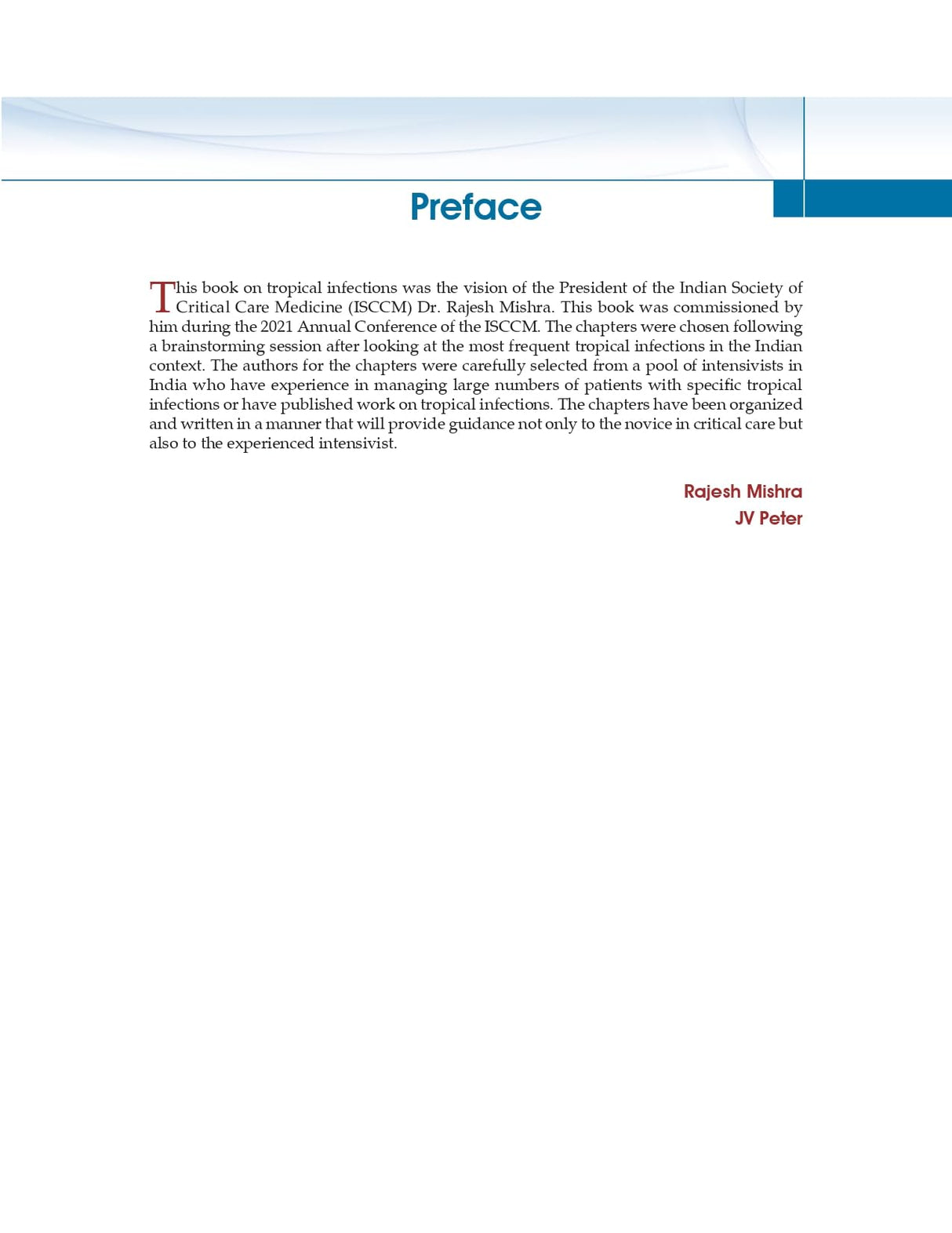 Tropical Infections Intensive Care Perspectives - Retail Maharaj