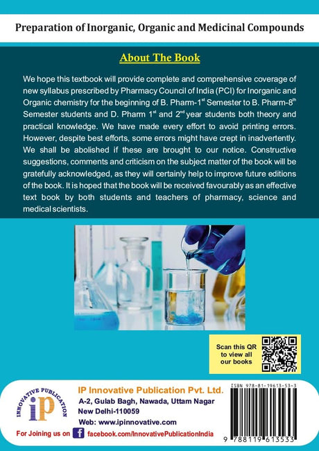 Preparation of Inorganic, Organic and Medicinal Compounds For Pharmacy Students - Retail Maharaj