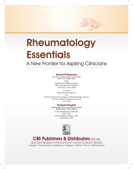 Rheumatology Essentials | A New Frontier for Aspiring Clinicians - Retail Maharaj