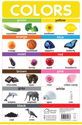Colors - My First Early Learning Wall Posters: For Preschool, Kindergarten, Nursery And Homeschooling (19 Inches X 29 Inches) - Retail Maharaj