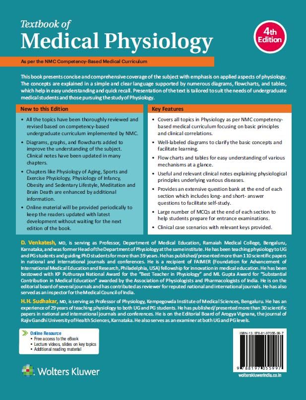 Textbook of Medical Physiology, 4ed - Retail Maharaj