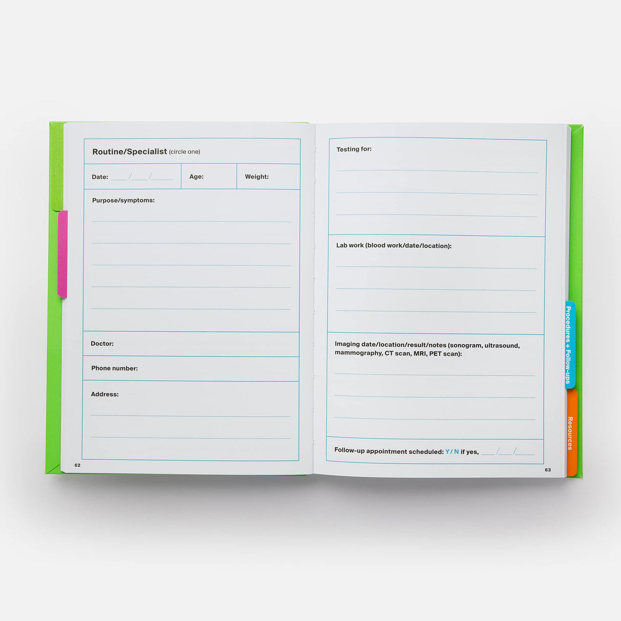 My Health Record: A Journal for Tracking Doctor's Visits, Medications, Test Results, Procedures, and Family History: Important Document Organizer - Retail Maharaj
