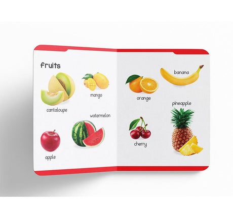 My First Padded Book of Food: Early Learning Board Book for Kids | Learn About Fruits, Vegetables, Meals & Snacks with Bright, Engaging Pictures | Durable Padded Board Book for Babies, Toddlers & Preschoolers | Ages 0–5 Years - Retail Maharaj