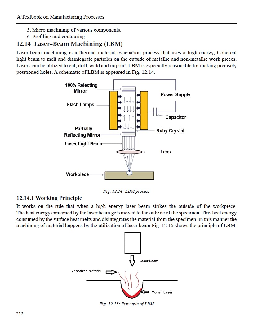 A Textbook on Manufacturing Processes - For the students of B. Tech./B. Des./Diploma and Other related disciplines - Retail Maharaj
