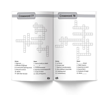 Crossword Puzzles Book 2: Ideal Retreat for Thinking Minds | Build Vocabulary & Critical Thinking | Ages 7–12 | 50+ Fun Brain Teasers for Kids - Retail Maharaj