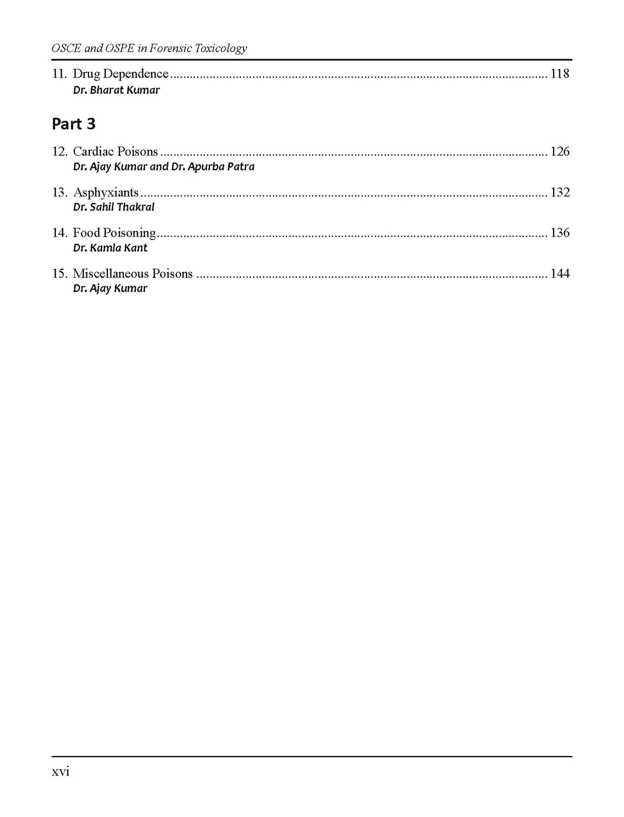 OSCE and OSPE in Forensic Toxicology - Retail Maharaj