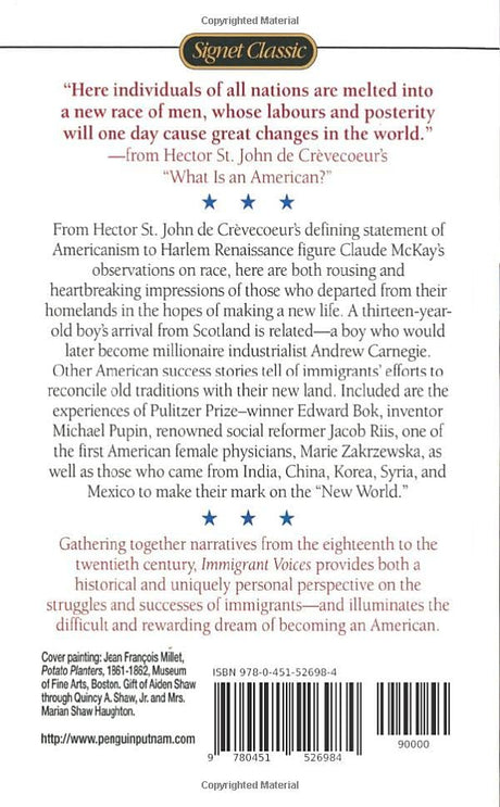 Immigrant Voices: Twenty-Four Narratives on Becoming an American - Retail Maharaj