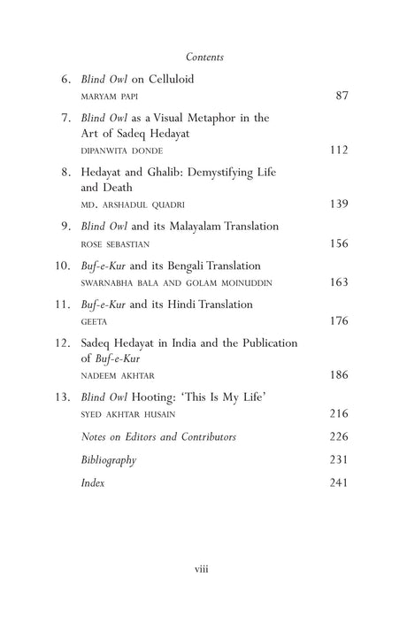 Revisiting Sadeq Hedayat's Blind Owl: Writings on a Modern Persian Novel - Retail Maharaj