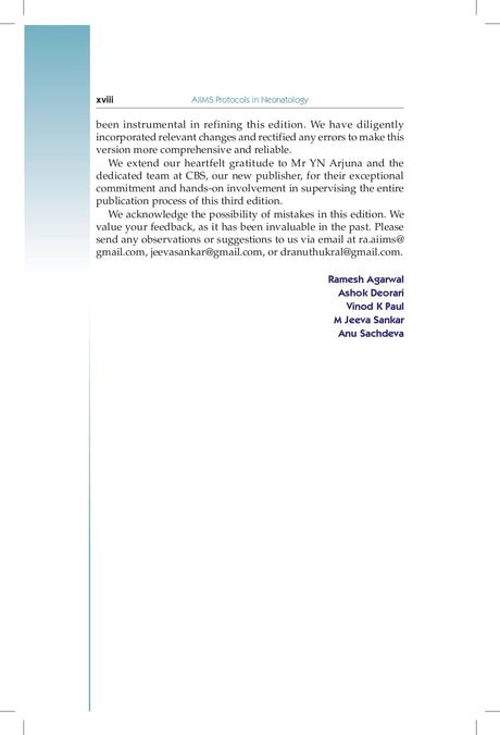Aiims Protocols In Neonatology Additional Protocols 3Ed (Pb 2025) - Retail Maharaj