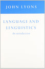 Language and Linguistics - An Introduction - Retail Maharaj