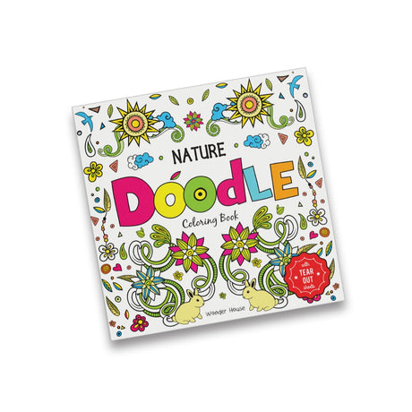 Nature Doodle Coloring Book : Children Coloring Book With Tear Out Sheets - Retail Maharaj