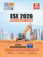 ESE 2026 : Preliminary Exam: Civil Engineering Volume-I | Chapterwise & Topicwise Objective Solved Papers | 25 Years Solved PYQs 2001-2025| UPSC ... Examination | Fully Solved | By Made Easy - Retail Maharaj