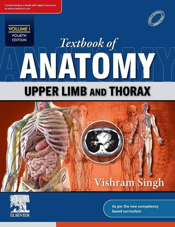 Textbook of Anatomy: Upper Limb and Thorax, Vol I, 4e - Retail Maharaj