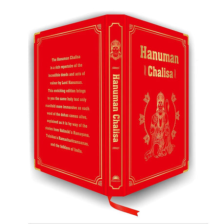 Hanuman Chalisa by Shubha Vilas (Deluxe Silk Hardbound) – Devotional | Lord Hanuman | Spirituality | A Journey of Faith and Devotion | Prayer Book | Experience the Power and Blessings of Lord Hanuman - Retail Maharaj