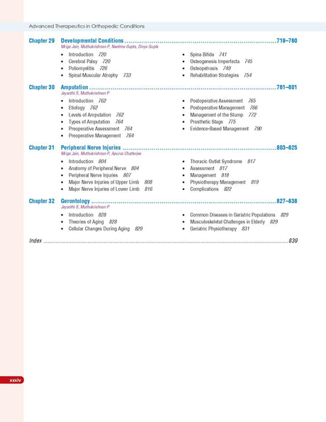 Advanced Therapeutics in Orthopedic Conditions ISBN - 9788197750076 | As per Physiotherapy Curriculum of National Commission for Allied and Healthcare Professions (NCAHP) - (PB 2026) - Retail Maharaj