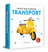 My First Book of Touch And Feel - Transport : Touch And Feel Board Book For CHildren - Retail Maharaj