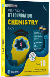 Pearson IIT Foundation' 25 Chemistry Class 10 | For JEE, NTSE & Olympiad Exams |As per CBSE, ICSE & State Curriculums | Includes JEE Practice Questions | Free acess to 10 Online Assessments, 46 Video Solutions & Interactive Tests via Pearson MyInsights & - Retail Maharaj