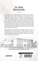 In Her Honour: Stories of India’s First Women High Court Judges - Retail Maharaj