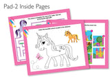 Hello Friend Unicorn Coloring Book And Activity Kit - Retail Maharaj