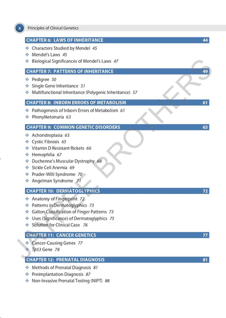Principles of Clinical Genetics - Retail Maharaj