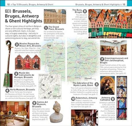 DK Top 10 Brussels, Bruges, Antwerp and Ghent - Retail Maharaj