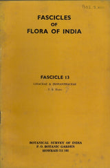 Fascicles Of Flora Of India - Fascicle 13 - Linaceae & Ixonanthaceae (Rare Book)