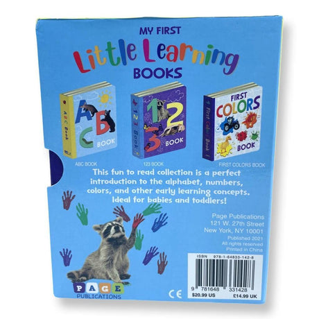My First Little Learning Books (Pack of 3 BB) - Retail Maharaj
