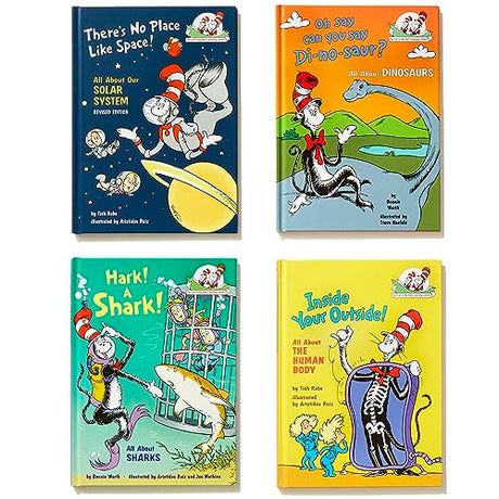 The Cat in the Hat's Learning Library Favorites: There's No Place Like Space!; Oh Say Can You Say Di-no-saur?; Inside Your Outside!; Hark! A Shark! - Retail Maharaj