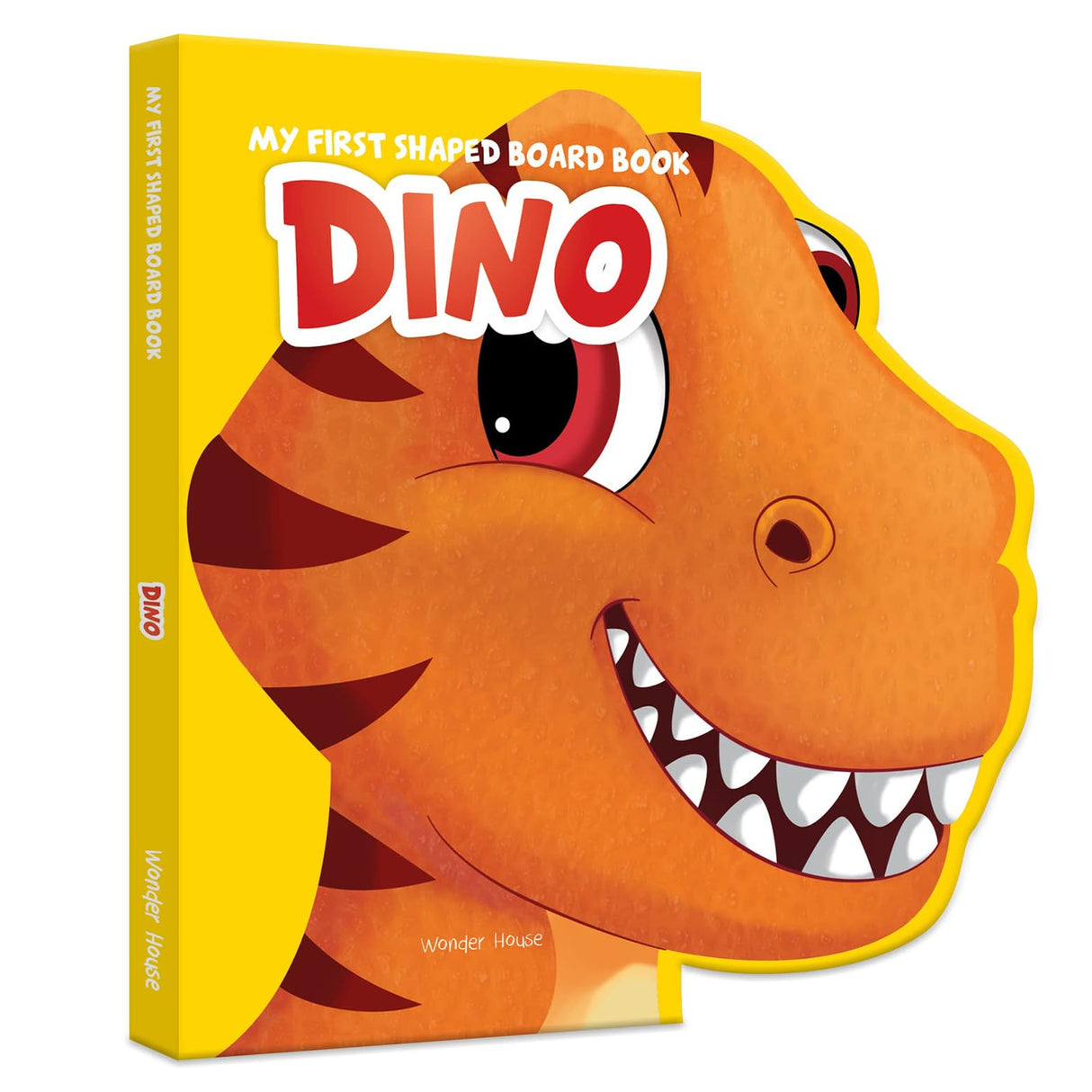 My First Shaped Board Book: Illustrated Dino - Animal Picture Book for Kids Age 2+ Board book - Retail Maharaj