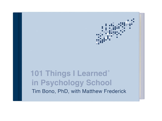 101 Things I Learned® in Psychology School - Retail Maharaj