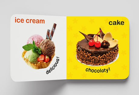 My First Book of Touch And Feel - Food : Touch And Feel Board Book For CHildren - Retail Maharaj