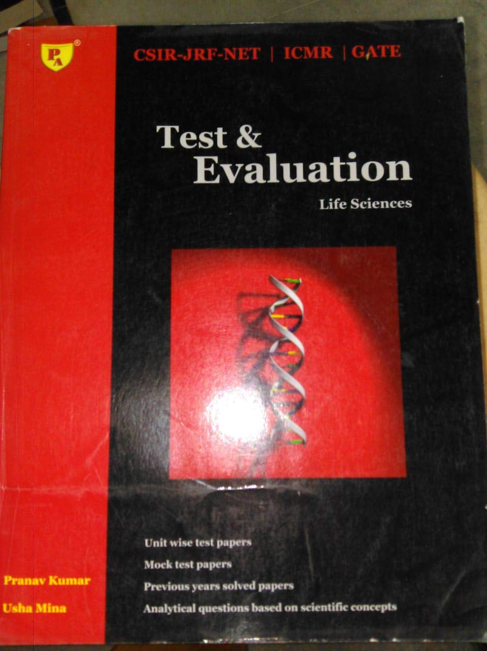 Test & Evaluation, CSIR-NET Life Sciences - Retail Maharaj