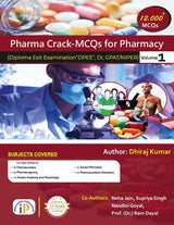 MCQs for Pharmacy (Diploma Exit Examination DPEE, DI, GPAT, NIPER) - Set of 2 Volumes - Retail Maharaj