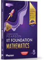 Pearson'26 IIT Foundation Class 8 Math|For JEE, NTSE & Olympiad Exams |JEE Practice Questions | Free 16 Online Assessments, 78 Video Solutions & 16 Tests in Pearson MyInsights & elibrary|14th edition - Retail Maharaj