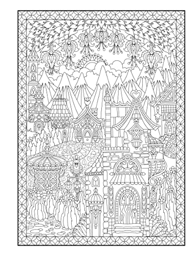 Creative Haven Whimsical Houses Coloring Book - Retail Maharaj