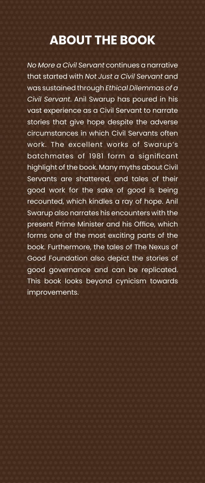 No More a Civil Servant | UPSC | Civil Services | UPSC Mains - Anil Swarup - Retail Maharaj