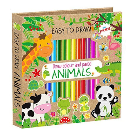 Hello Friend Animals Easy to Draw Art and Craft Kit - Retail Maharaj