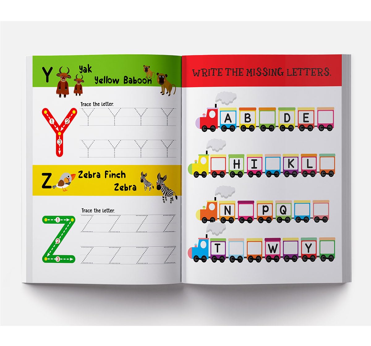 Capital Letters ABC – Write and Practice Book for Kids: Learn to Trace and Write Capital Letters A to Z | Early Writing Skills Workbook with Fun Activities & Big Letters | Alphabet Writing Practice for Preschool & Kindergarten | Ages 3–6 Years (Writing Fu - Retail Maharaj