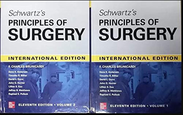 SCHWARTZ'S PRINCIPLES OF SURGERY 2-volume set 11th edition - Retail Maharaj
