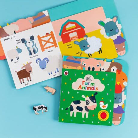 Baby Touch: Farm Animals: A touch-and-feel playbook - Retail Maharaj