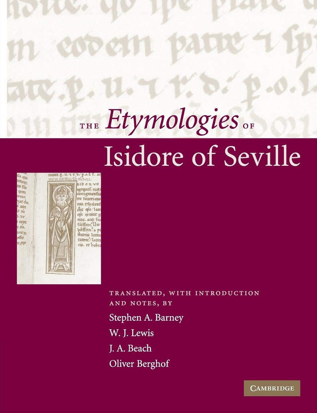 The Etymologies of Isidore of Seville - Retail Maharaj