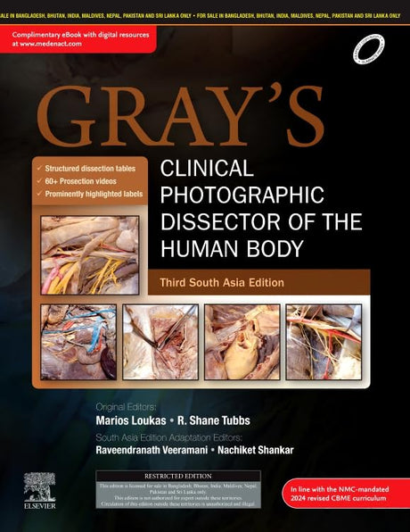 Gray’s Clinical Photographic Dissector of the Human Body, Third South Asia Edition - Retail Maharaj